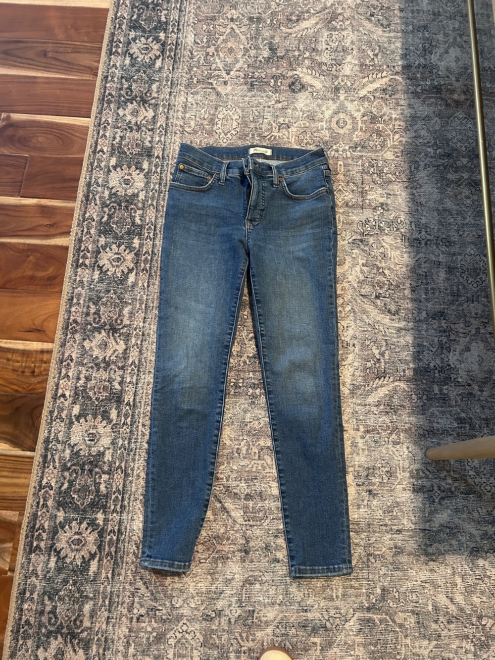 Madewell Women's Dark Blue Skinny Jeans